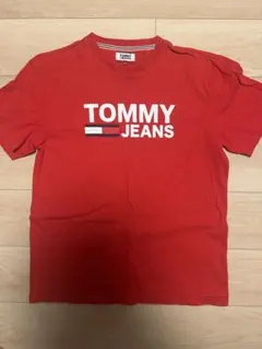TOMMY JEANS 赤 Tシャツ