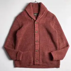 RRLショールカラー リブニット カーディガン コットン×リネン×ウールのサムネイル