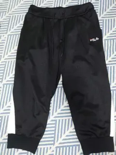 フィラ　ジャージ　七分丈　横ライン　ランニングウェア　スポーツ　М　ゆったり