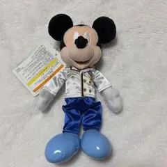 ディズニーリゾート ミッキーフィガロぬいぐるみバッジキーチェーン
