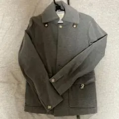 グレー ウール混紡ジャケット