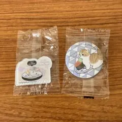 限定品　くら寿司　モフサンド　缶バッジ