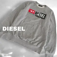 DIESEL ディーゼル Wロゴ プリント スウェット プルオーバー トレーナーのサムネイル