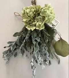 アナベル 紫陽花 green ナチュラル　スワッグ　 ドライフラワー ユーカリのサムネイル