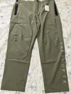 THE SHOP TK ワークパンツ カーキ LLサイズ 男女兼用のサムネイル