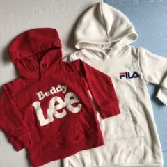 パーカー2点セット FILA & Buddy LEE