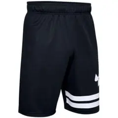 【新品】Lサイズ アンダーアーマー ハーフパンツ ブラック/ホワイト メンズ