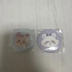 まじかるちいかわ　おかおマット缶バッジ　モモンガ＆古本屋