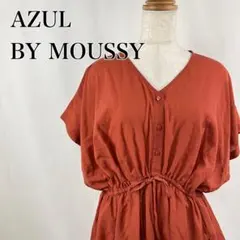 アズールバイマウジー　フレンチスリーブ　カットソー　ペプラムトップス【4223】