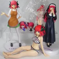 中野二乃 6種 五等分の花嫁 美少女フィギュア まとめ売り