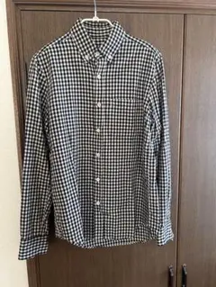 （値下）steven alan チェック ボタンダウンシャツ　xs