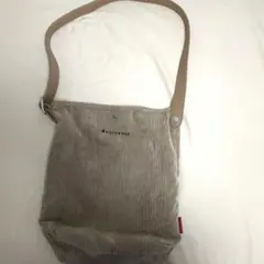 CONVERSE コーデュロイ ショルダーバッグ ベージュ