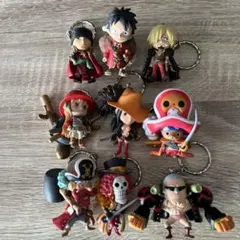 【希少】ワンピース FILM Z デフォルメフィギュアキーホルダー 9体セット