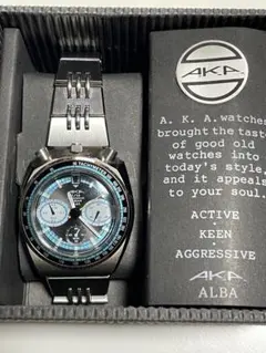 SEIKO ALBA AKA クロノグラフ 腕時計 本体 三本角のサムネイル