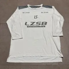Luzesombra ロンt 長袖tシャツ　七分丈　サッカー　白　グレー　M