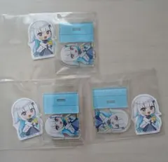 にじさんじ チョコエッグ リゼ・ヘルエスタ アクスタ＆ステッカー 3個セット