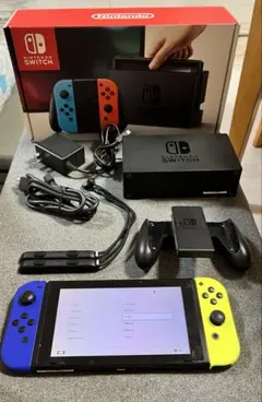 Nintendo Switch 本体 ネオンブルー ネオンイエロー SDカード