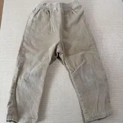ベージュ　コーデュロイパンツ