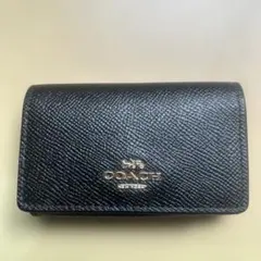 美品COACH キーケース ブラック