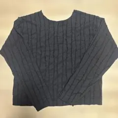 黒 長袖 トップス サイズF