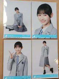 日向坂46 クリフハンガー 初回封入 生写真ABCD 4種4枚セット 高井俐香
