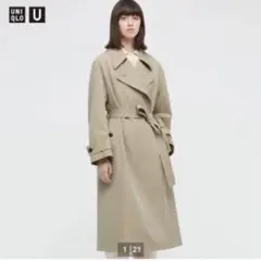 ユニクロユー　トレンチコート