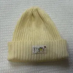 美品　《 CIAOPANICtypy 》 キッズ帽子　ニット帽　黄色のサムネイル
