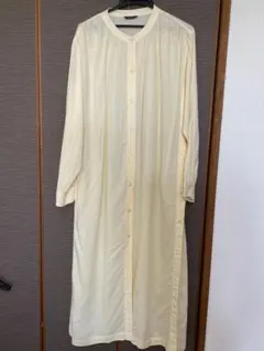 ITEMS URBAN RESEARCH クリーム 長袖シャツワンピース