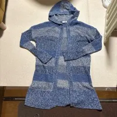 GAP レディース フード付き ニットカーディガン
