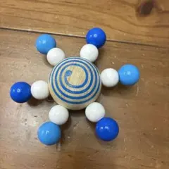 木製 知育玩具 スターコマ　ブルーHEIMESS