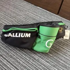新品未使用GALLIUM ボディバッグ・ウエストポーチ ブラック/グリーン