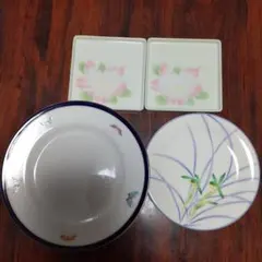 深川製磁＊香蘭社　皿まとめて９枚