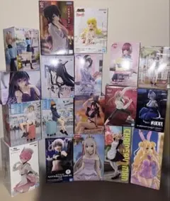 美少女　アニメ　プライズ　フィギュア　gigo ラウワン18個セット　まとめ売り