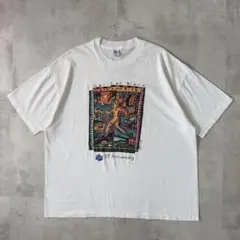 90s USA製　Walk America　グラフィック Tシャツ　企業　アートのサムネイル