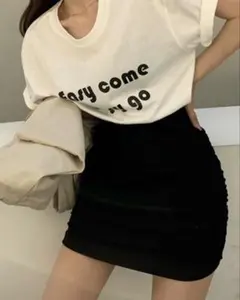 SHEIN タイトスカート 黒 ミニスカート