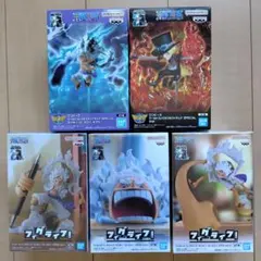 フィグライフ！vol.1.3.4　ワーコレ　ルフィ＆サボ　５点