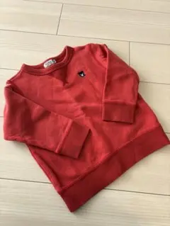 DOUBLE.B 赤 トレーナー 100 ミキハウス