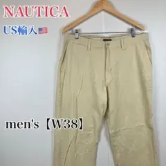 ●C134【US輸入】ノーティカ チノパン イエロー系 men's【W38】のサムネイル