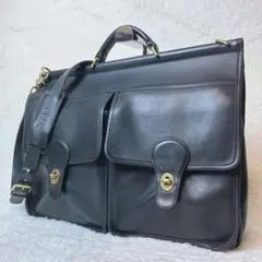 old coach metropolitan turnlock briefbag