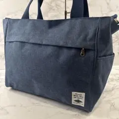 極美品】岡山デニム 2WAY バッグ FOLIAGE ショルダー トート - メルカリ