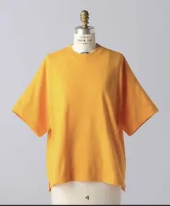 BLAMINK ブラミンク コットン　オーバースリーブTシャツ オレンジのサムネイル