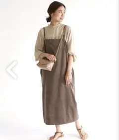 【美品】ジャーナルスタンダードレリューム　サロペットワンピース　アダムエロペ