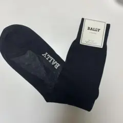 BALLY 靴下　メンズソックス　ブラック　夏用　綿100% 25センチのサムネイル