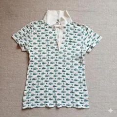 【 レディース L / 42 】LACOSTE ワニ柄 ポロシャツ SPORT