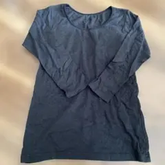 TOPVALU PEACE FIT 黒 長袖アンダーシャツ 140