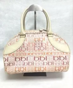 バーバリーブルーレーベル　ハンドバッグ　ミニボストン　ピンク　総柄