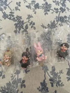 モンチッチ マスコットキーチェーン4 4個まとめ売り ガチャガチャ