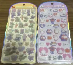 【正規品】コットンパフィーシール　ズートピア　ベイマックス　2枚セット