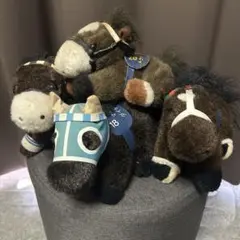 競走馬ぬいぐるみ 4体セット SEGA製