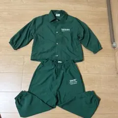 キッズ　GNTR ナイロンジャケット・パンツセット セットアップ　グリーン